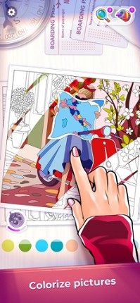 Emily's Stories: Coloring Book Image