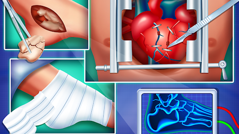 Virtual hospital operate screenshot