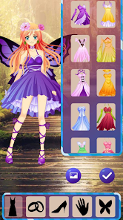 Anime Dress Up Love Kiss Games screenshot