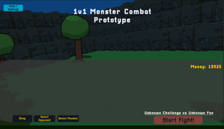 1v1 Monster Combat Prototype screenshot