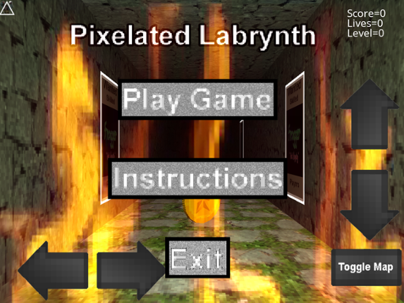 Pixelated Labrynth Image