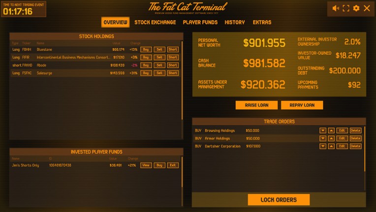 Hedge Fund Manager Simulator MMO screenshot