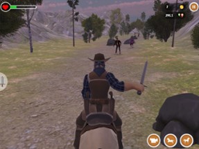 Horse Rider Kills Zombies Image