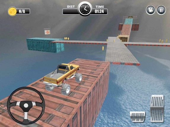 Impossible Road Monster Truck screenshot