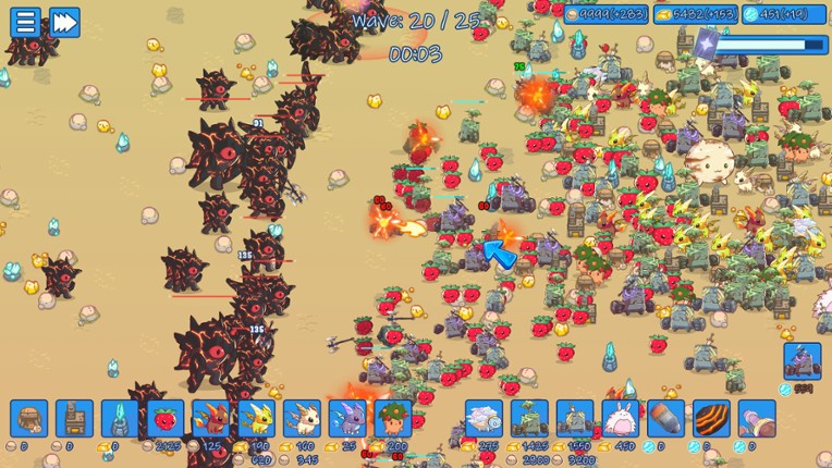 Milky Way TD SURVIVORS AUTOBATTLER RTS: Earth screenshot