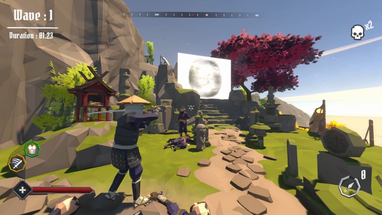 Samurai Fighters Together Image