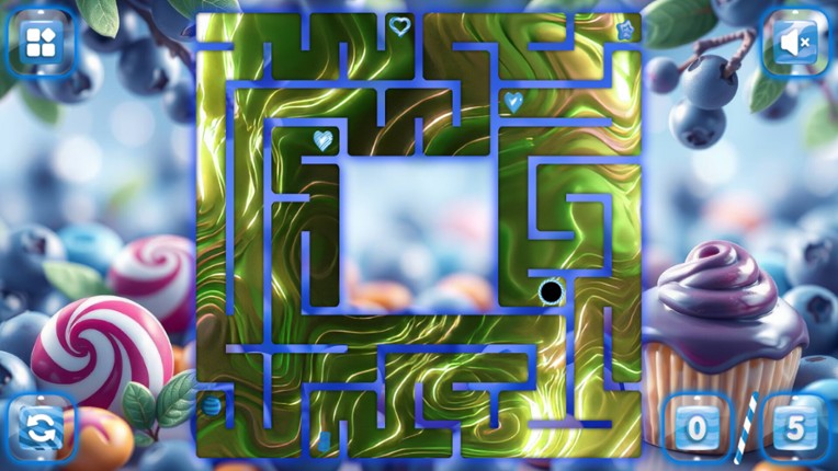 Sweetie Candy Maze: Blueberry screenshot