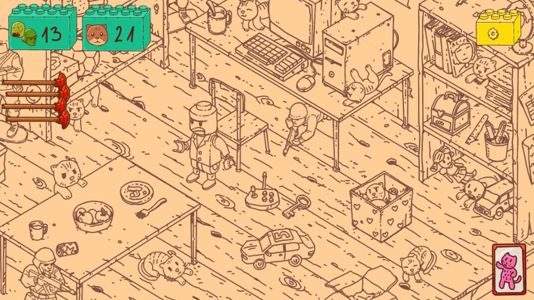 Tiny Cats vs Toys screenshot