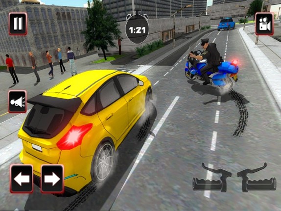 Traffic Cop Motorbike Rider 3D screenshot