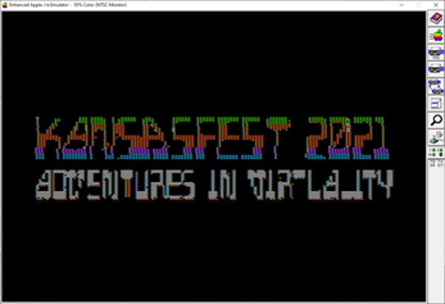 VISUAL APPLE II OS ENCRYPTED screenshot