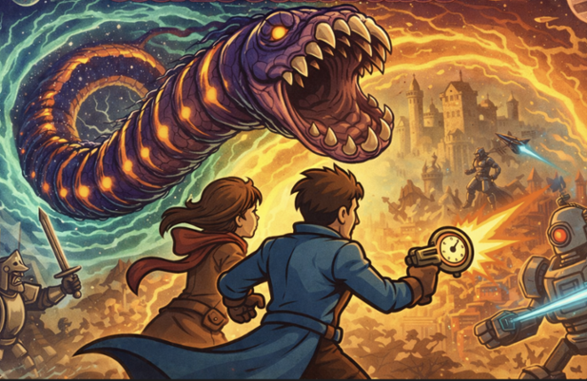 Chrono Fighters 2: Cosmic Ouroboros Image