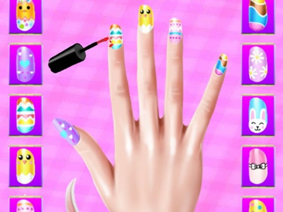 Easter Nails Design Salon Game Cover