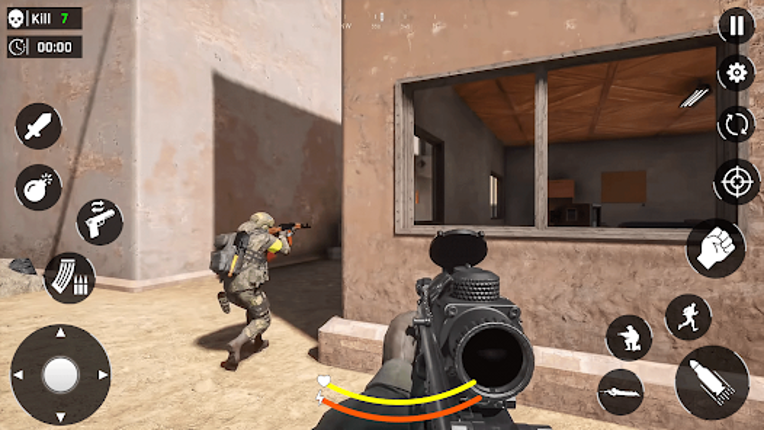 Gun Strike Offline Shooting 3D screenshot