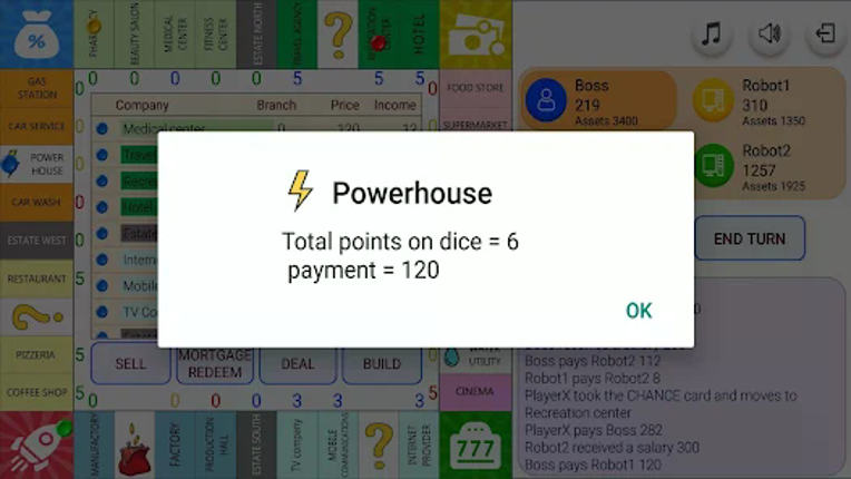 Monopolist Business Dice Board Image