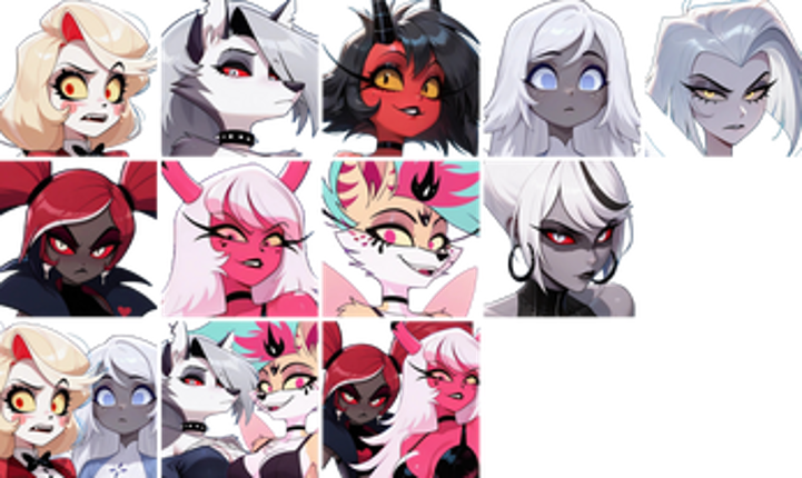 Hazbin Hotel & Helluva Boss Hentai Clicker screenshot