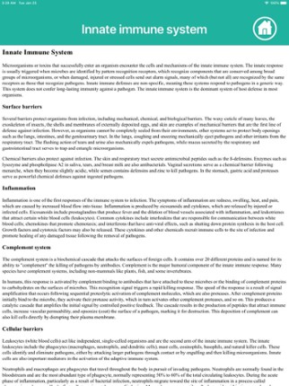Human Anatomy : Immune System screenshot