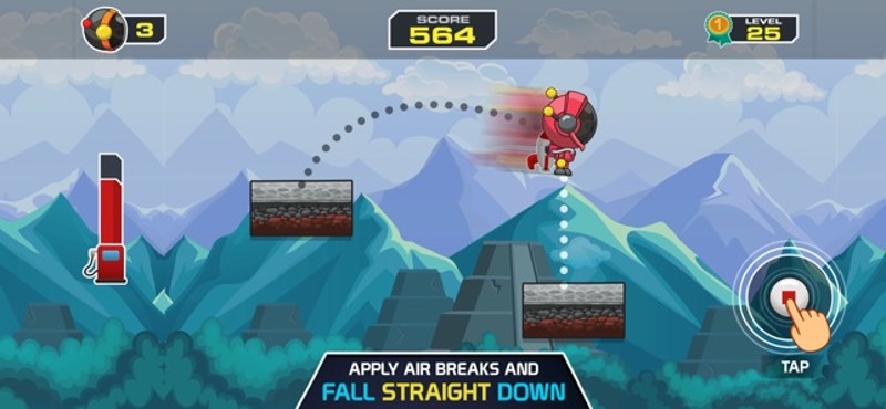 Rocket Man Action Runner screenshot