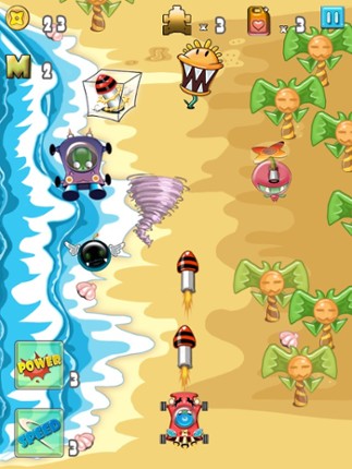 Super Kart Racing Free Games For Crazy Fast Shooting screenshot