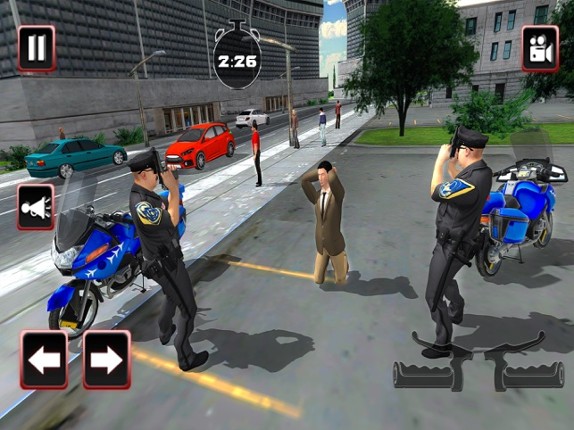 Traffic Cop Motorbike Rider 3D screenshot