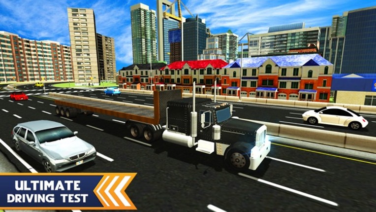 Trailer Truck Simulator – Cargo container transporter &amp; driving game screenshot