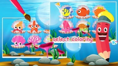 Underwater Paint Game - Fun sea world artstudio Image