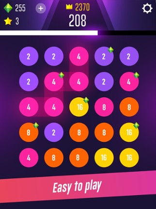 2048 connect: 2 &amp; 2 game screenshot