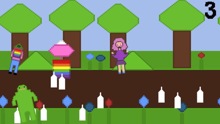 Pie Door Run screenshot