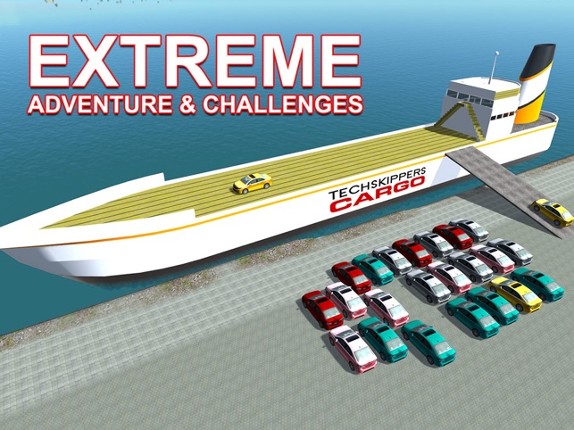 Cargo Ship Car Transporter – Drive truck &amp; sail big boat in this simulator game screenshot