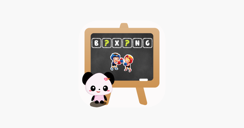 Cute Bear Hard-Working : Find A Word With Missing Letters Image
