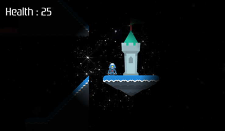 Dark Space Robot Image