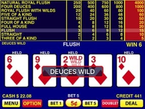 Deuces Wild Video Poker Image