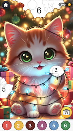 Christmas Color By Number screenshot