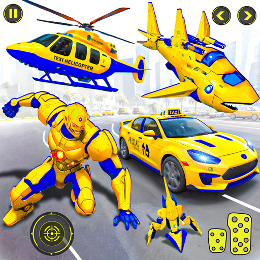 Games like Taxi Helicopter Car Robot Game
