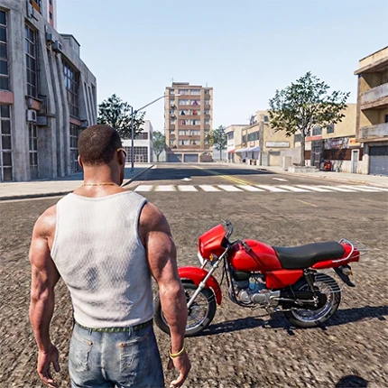 Indian Bike Gangster Mafia 3D Image