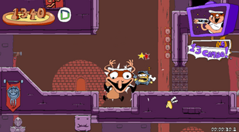 Pizza Tower Playable Fake Peppino V4 screenshot