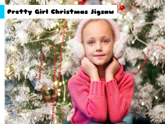 Pretty Girl Christmas Jigsaw Game Cover