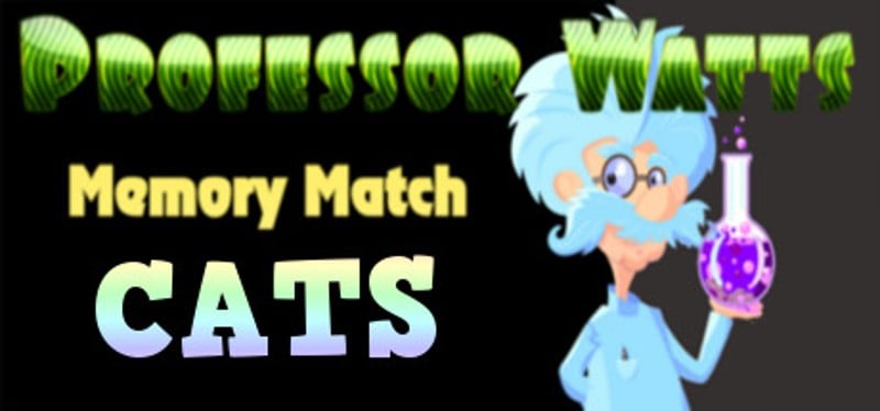 Professor Watts Memory Match: Cats Game Cover