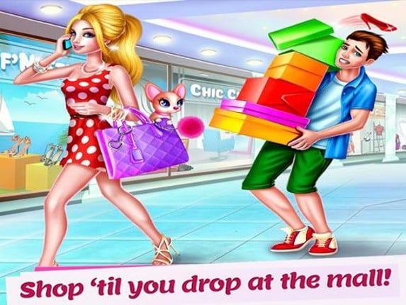 Shopping Mall For Rich Girls Supermarket Cashier Image