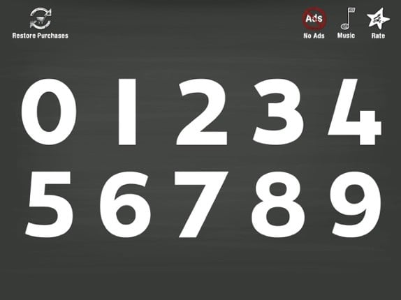 Trace Numbers • Kids Learning Image