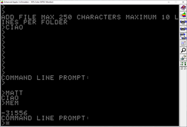 VISUAL APPLE II OS ENCRYPTED screenshot
