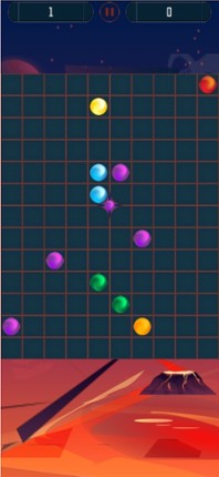 Volcano Color Lines - Match 5 screenshot