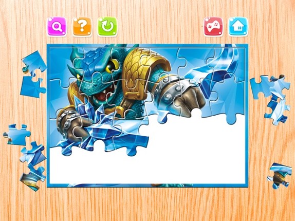 Cartoon Puzzle For Kid – Jigsaw Puzzles Box for Skylanders Edition - Kid Toddler and Preschool Education Games Image