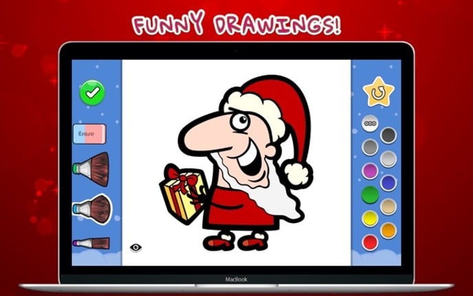 Coloring Book - Santa screenshot