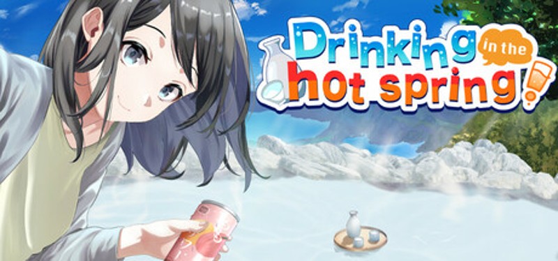 Drinking in the hot spring! Image