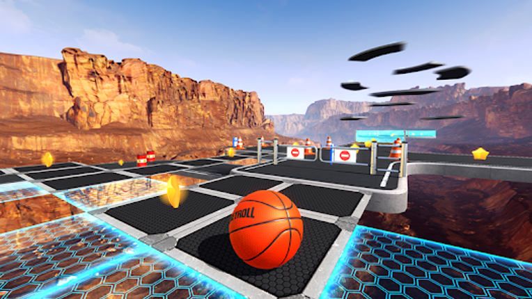 BasketRoll: Rolling Ball Game screenshot