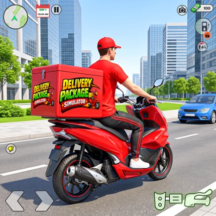 Delivery Boy:Bike Wheelie Game Image