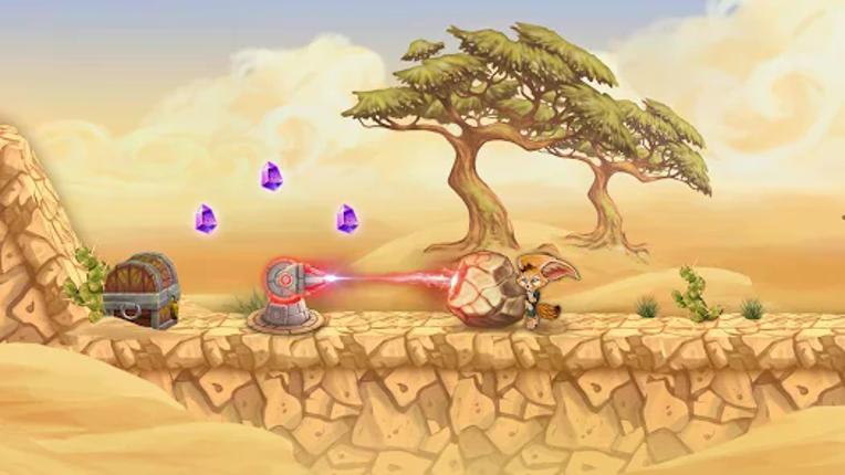 Fin Ancient Mystery platformer screenshot