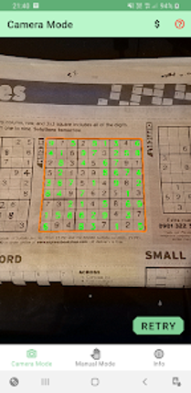 Sudoku Solver (Camera) screenshot