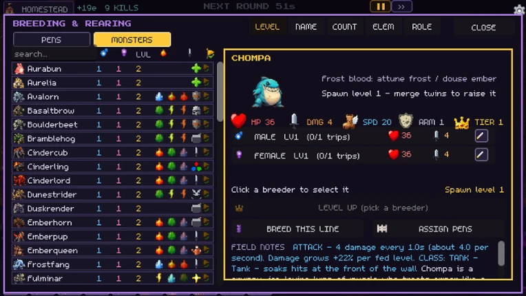 Monster Breeder Battler Image
