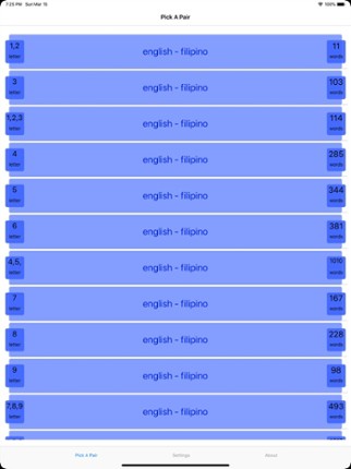 PickAPair Filipino - English Image